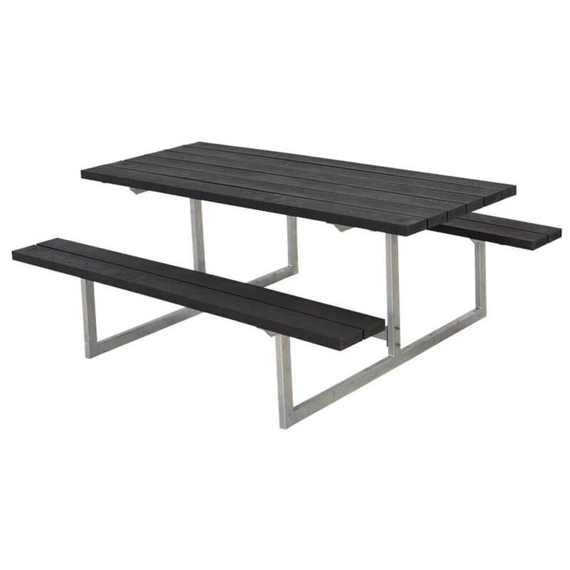 Tuinset Basic | Composiet Zwart | 177 x 160 x 73 cm