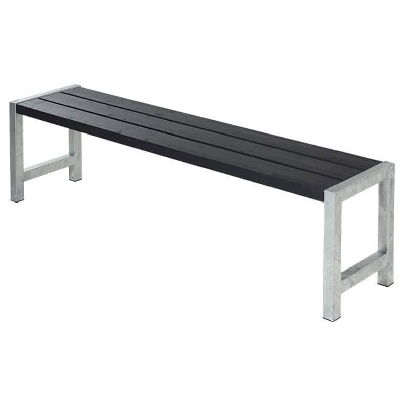 Tuinbank Plankesaet - Hout & Staal - 176 x 38 x 45 cm