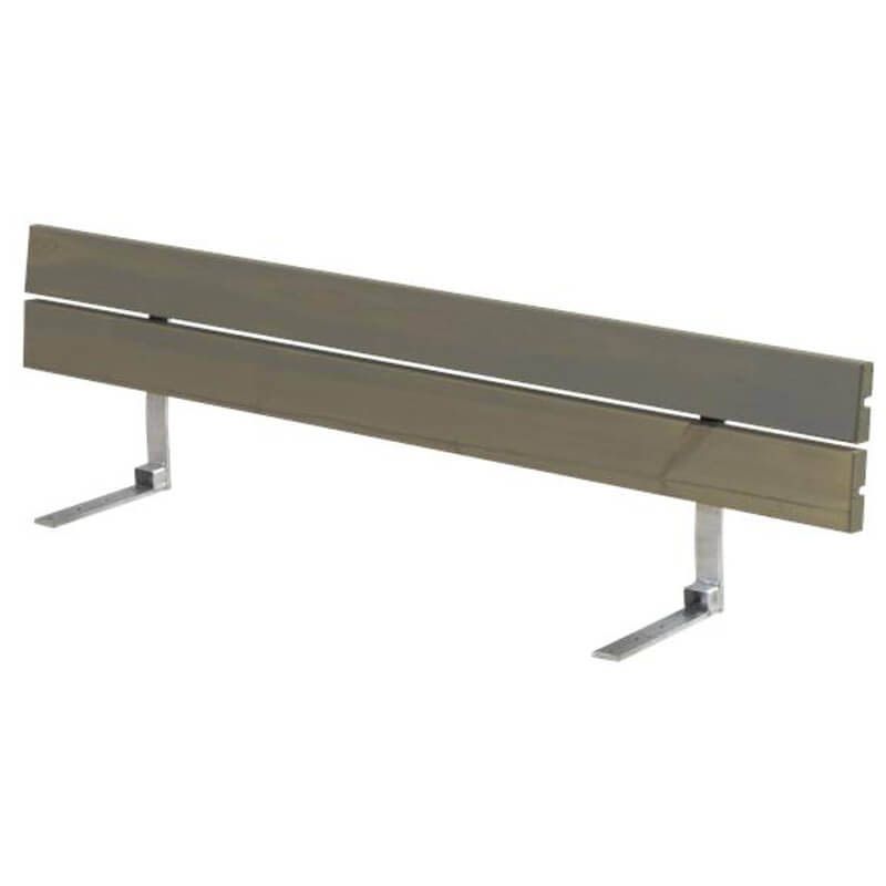 Planken rugleuning vuren geimpregneerd - tbv Plankesaet grijsbruin 166 cm