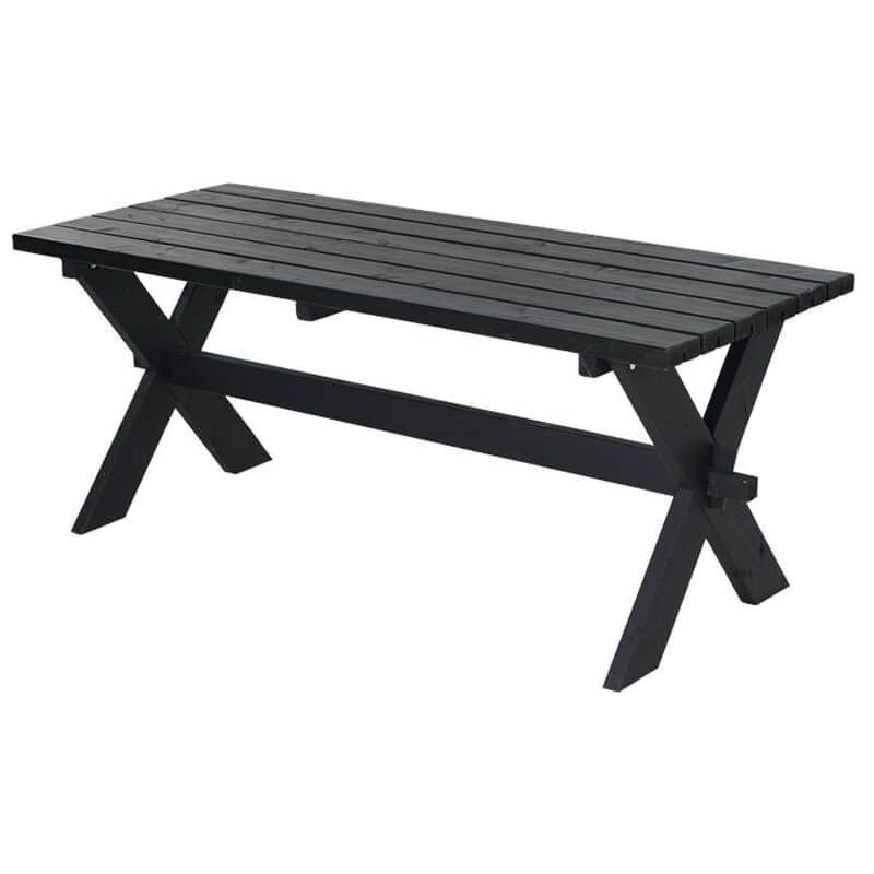 Tafel vuren geimpregneerd - Nostalgi zwart 76 x 177 x 72 cm