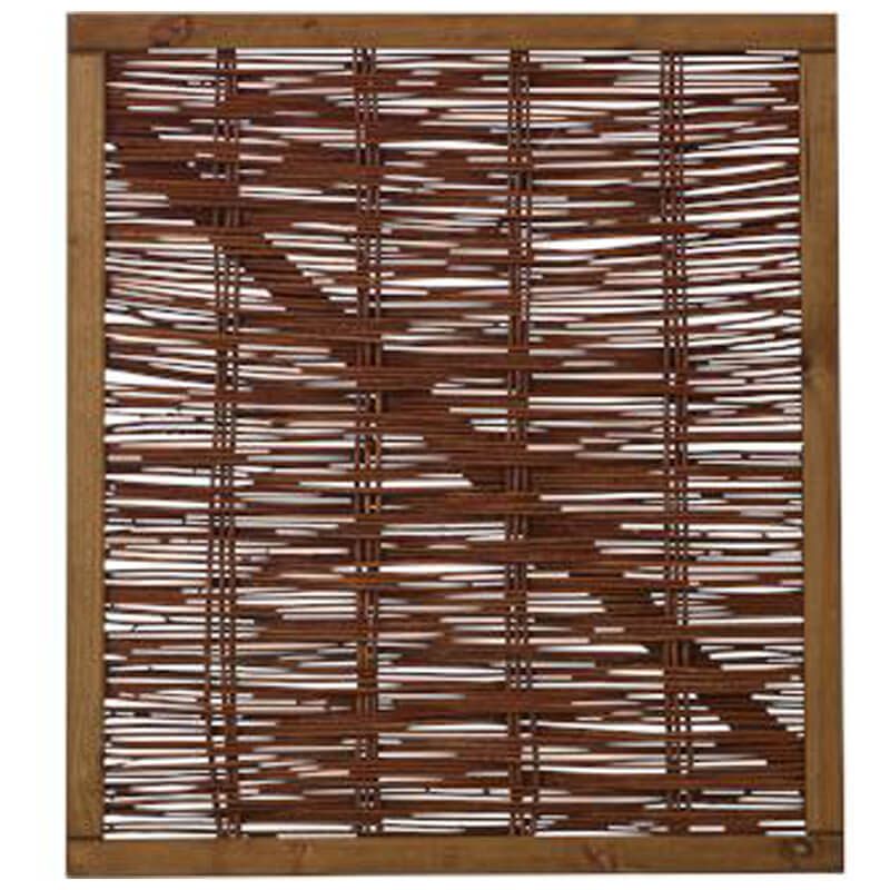 Tuindeur gevlochten wilgen - Pil Standard (90 x 100 cm)