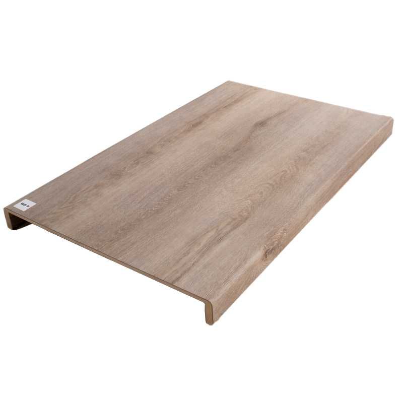 Overzettreden met neus (2 stuks) - PVC toplaag - Eik vergrijsd - 100 x 60 cm