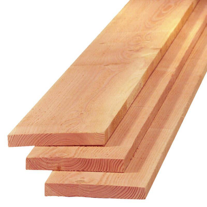 Plank Douglas 2,2 x 15,0 cm (4,00 mtr) gezaagd