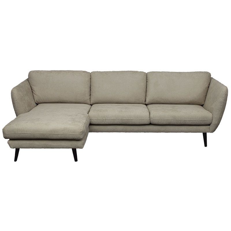 Hoekbank - Madelief - links - stof Soro taupe 23