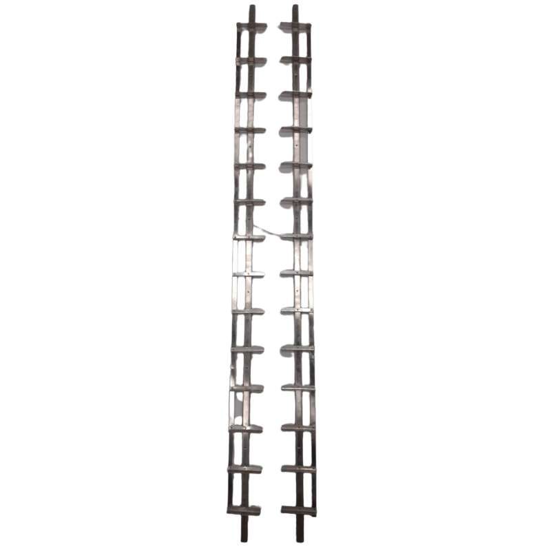 Shutter systeem - RVS - 166 cm