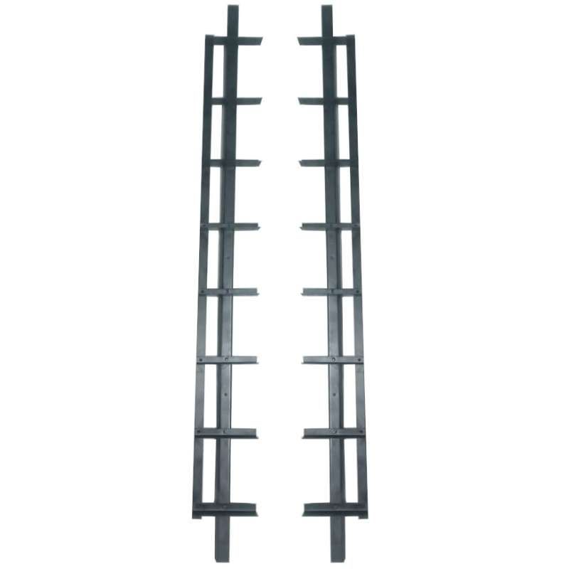 Shutter systeem - zwart gepoedercoat - 96 cm