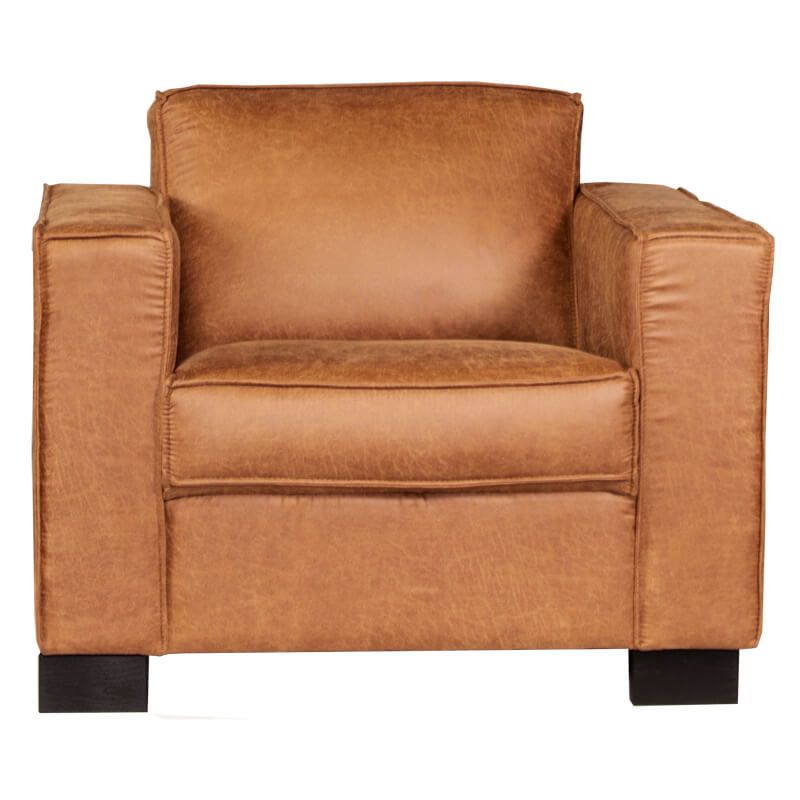 Fauteuil - Shuffle - stof Missouri cognac 03