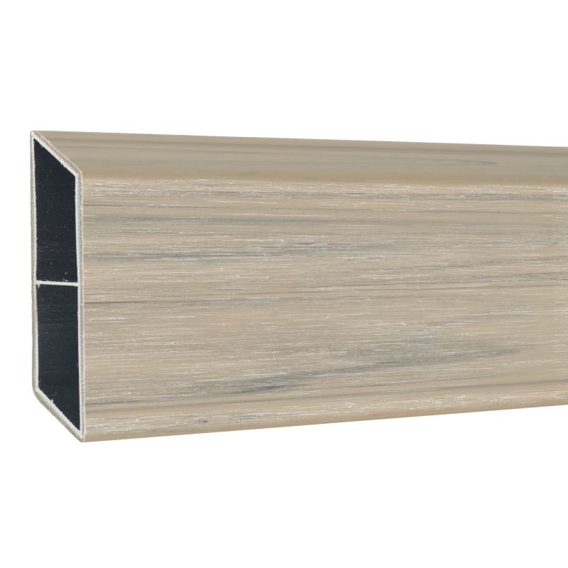Rhombus zelfbouwset - lamel aluminium composiet co-ex grijs - 180 x 6,2 cm (12 stuks)