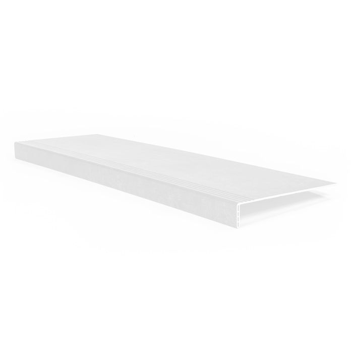 Overzettrede met neus - SPC - Wit - 130 x 38 cm
