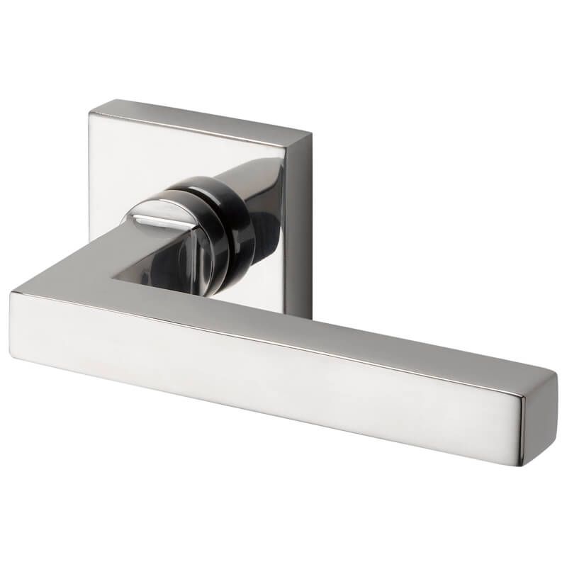 Deurbeslag - Square Silver tbv loopslot