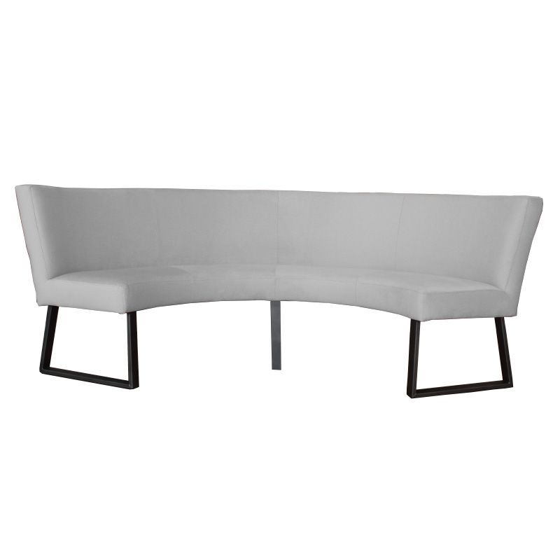 Eetkamerbank - Rotterdam - stof Element steengrijs 24 - geschikt voor tafel 130 cm