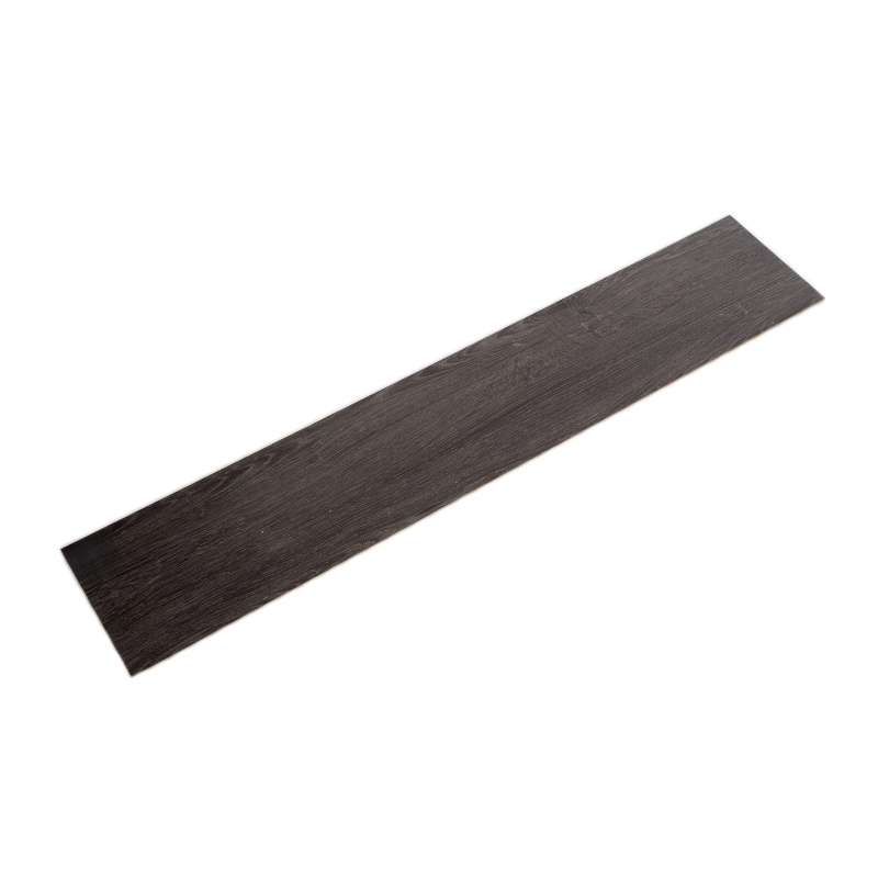 Stootbord - PVC toplaag - Eik zwart - 100 x 19 cm