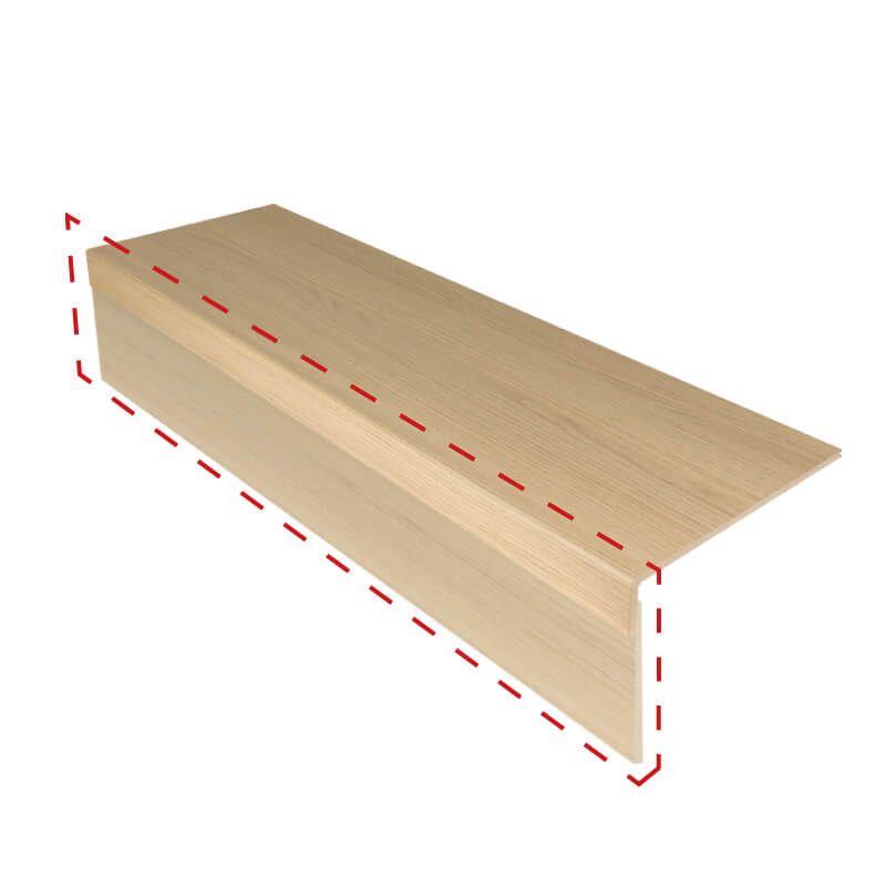 Stootbord (3 stuks) - Laminaat - Florida Oak - 130 x 20 cm