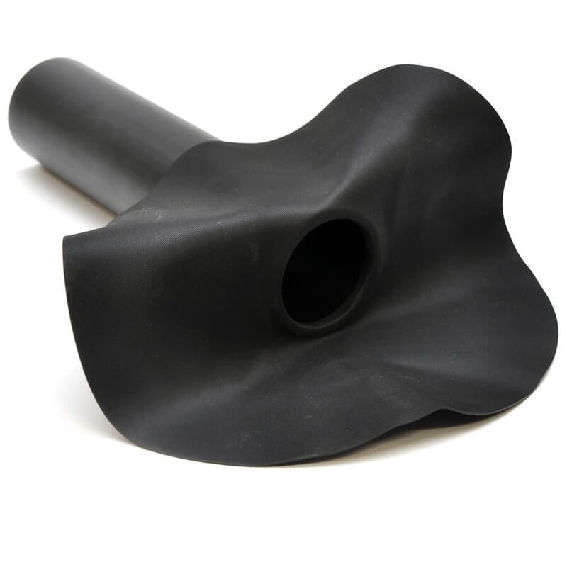 Onderuitloop rond 7,5 cm met EPDM flap