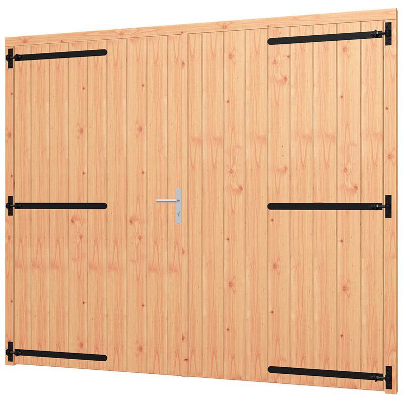 Dubbele deur met kozijn - 2400 x 2100 mm