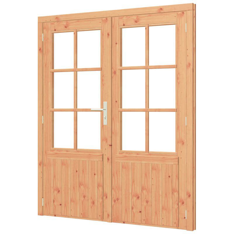 Dubbele deur met kozijn - 780 x 1930 mm