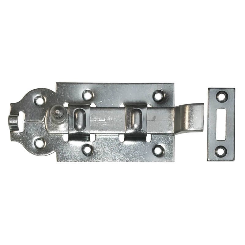 Rolschuif met bocht 120 x 55 x 2 mm verzinkt