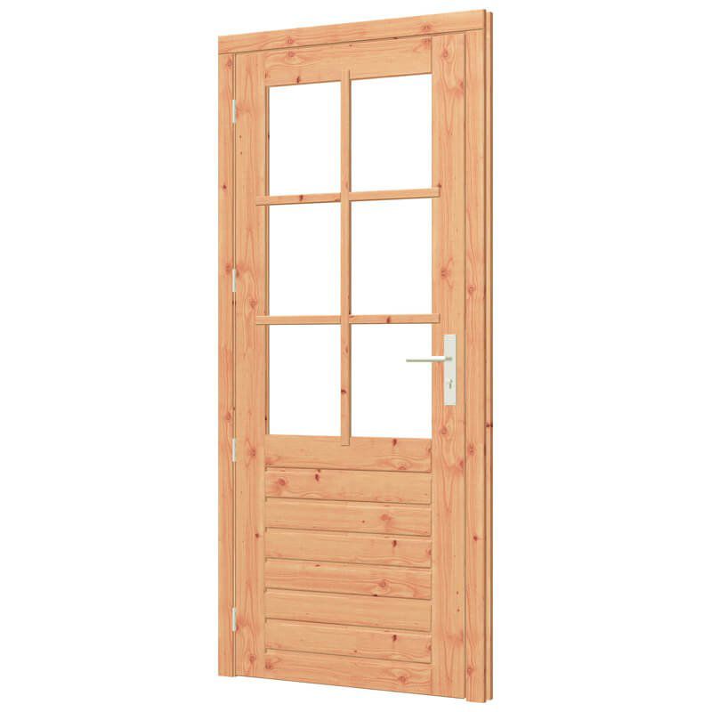 Enkele deur met kozijn - linksdraaiend - 830 x 2060 mm