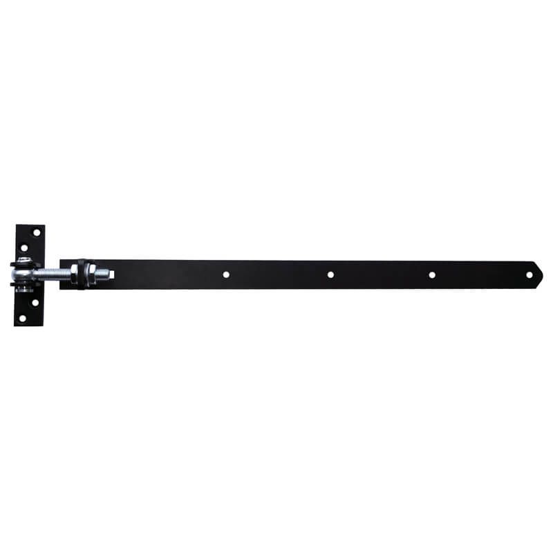 Verstelbare duimheng - 670 x 40 x 5mm - zwart gepoedercoat