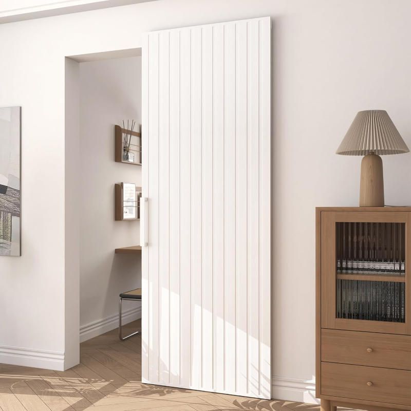 Schuifdeur onzichtbaar - Loft wit - 100 x 215 cm - compleet systeem