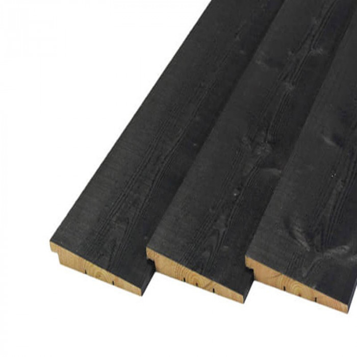 Empirisch Schandelijk houten TrendHout zweeds rabat lariks Douglas zwart geïmpregneerd 1,2/2,5 x 19,5 cm  gezaagd kopen?