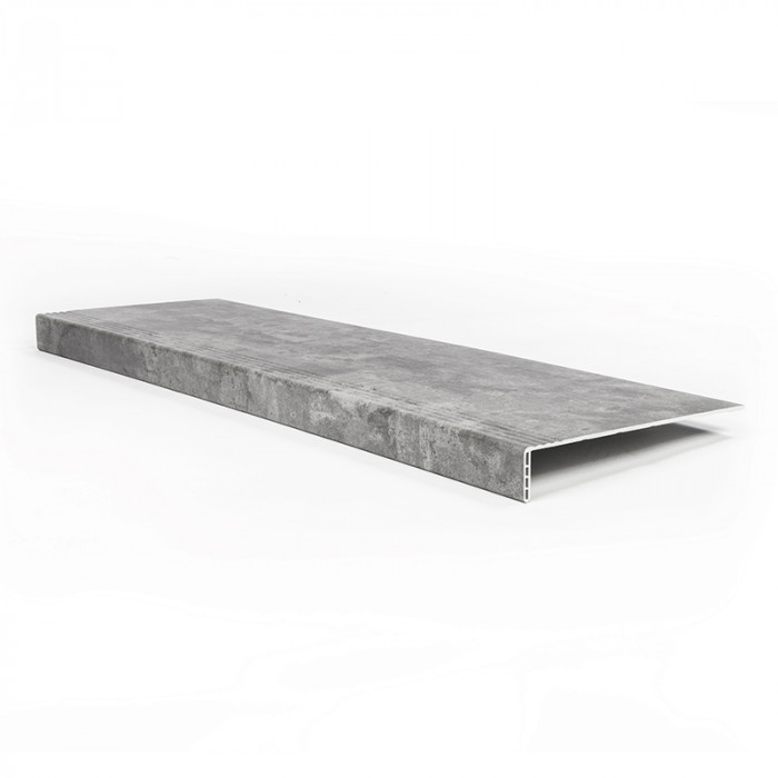 vooroordeel geweten expositie Stepwood overzettrede met neus PVC SPC Beton Grijs 100 x 30 cm kopen?