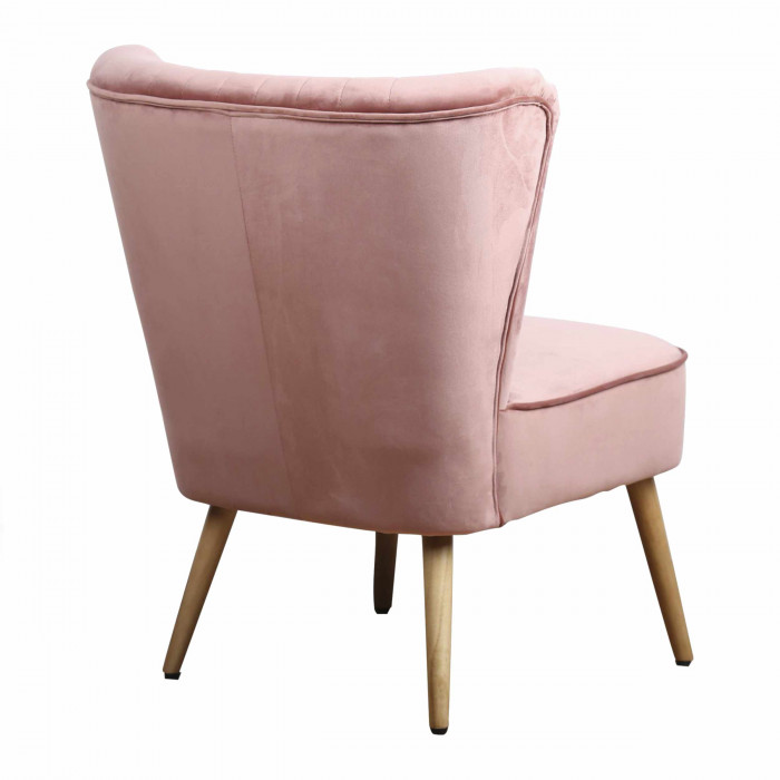 Besluit uit onthouden Bo Lundgren fauteuil Eva | stof Velours roze kopen?