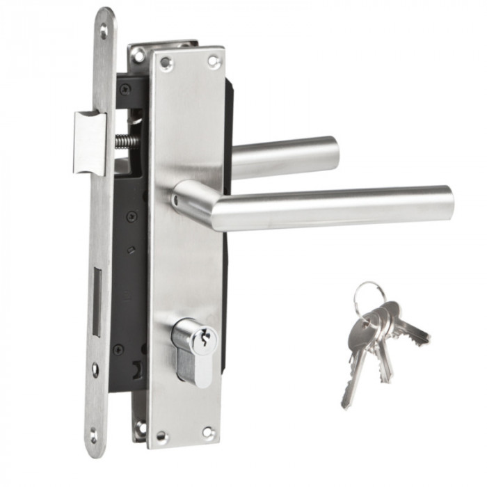 HomingXL deurbeslag voor tuindeur RVS | complete set met sleutels kopen ?