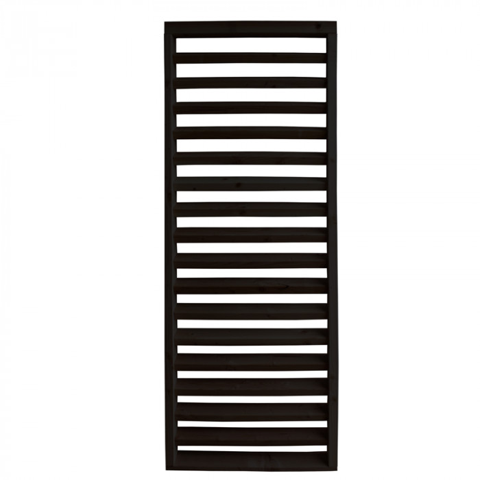 gallon Makkelijker maken Wat dan ook Trendhout schutting Douglas | Louvre horizontaal zwart (84,4 x 220 cm)  module A kopen?
