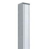 C-Wood Tuinpaal blank aluminium met cypresse kern (6,8 x 6,8 x 186 cm)