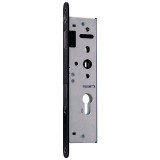 Austria Magneet binnendeurslot zwart - cilinderslot smal