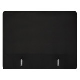 Bo Lundgren Boxspring hoofdbord | stof Inari zwart 100 | 200 cm vlak