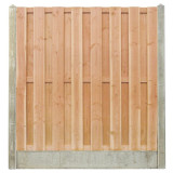 Elephant Hout & Beton schutting grijs - Douglas recht 15L (197 x 200 cm) dikte 4,5 cm