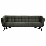 Bo Lundgren 3 zitsbank - Rang - velours Juke hunter 156