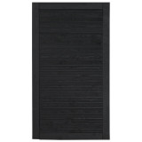 Plus Danmark Tuindeur vuren | Plus Plank recht zwart (100 x 163 cm)