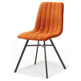 Bo Lundgren Eetkamerstoel - Dex - stof Velours roest