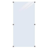 Plus Danmark Glasplaat | Gehard glas 6 mm helder glas (90 x 180 cm)