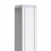 C-Wood Tuinpaal blank aluminium met cypresse kern (6,8 x 6,8 x 186 cm)