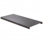 Stepwood Overzettreden met neus (2 stuks) - PVC toplaag - Cement donker - 100 x 60 cm