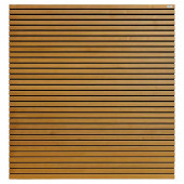 Smaragd Schutting hardhout geschaafd Stripes zwart (180 x 180 cm) schermdikte 4,5 cm