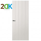 Austria Tweedekans - Binnendeur - Liniedør - Lodret - Opdek - Rechts - 83x211,5 cm - Hoogwaardig afgelakt wit
