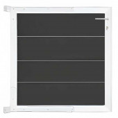 C-Wood Tuinpoort aluminium wit frame Modular - composiet antraciet (90 x 90 cm)