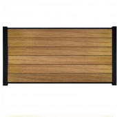 C-Wood Zelfbouw schutting hardhout Mix & Match Ipé - zwart alu accessoires (180 x 90 cm)