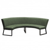 HomingXL Eetkamerbank - Rondo - geschikt voor tafel 130 cm - lederlook Missouri groen 10