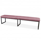 HomingXL Eetkamerbank - Atlanta - stof Element roze 10 - 140 cm