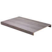 Stepwood Overzettreden met neus (2 stuks) - PVC toplaag - Donker eik - 140 x 60 cm