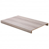 Stepwood Overzettreden met neus (2 stuks) | PVC toplaag | Zacht grijs | 140 x 60 cm