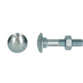 HomingXL Slotbout inclusief moer verzinkt M8 x 10,0 cm (100 stuks)