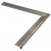 TrendHout Daktrim aluminium buitenhoek met kraal 50 x 50 cm (26 mm)