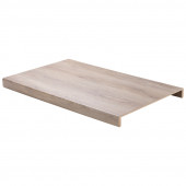 Ekostairs Overzettrede met neus (2 stuks) - PVC toplaag - Vergrijsd eik